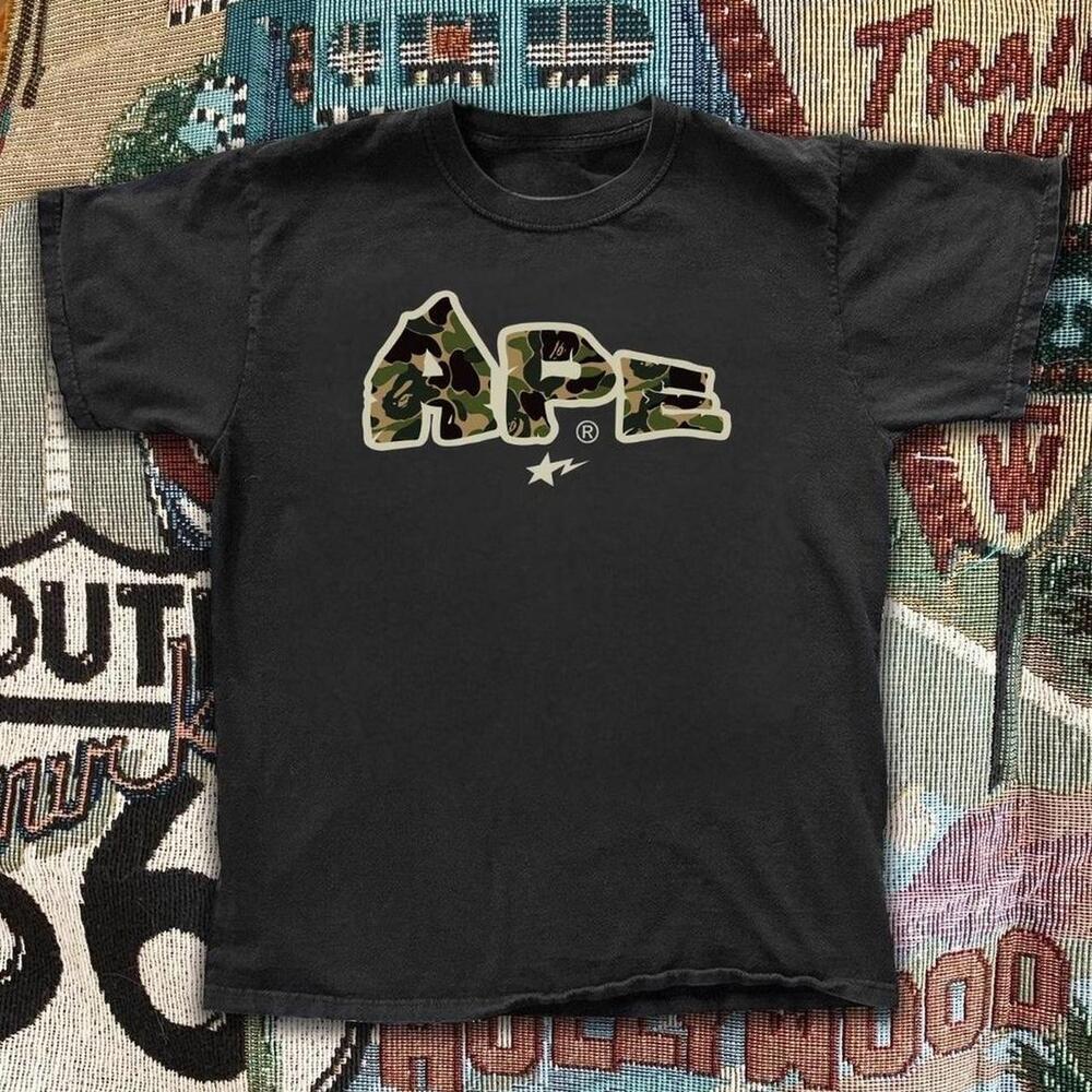 Bape Black Camo Tee